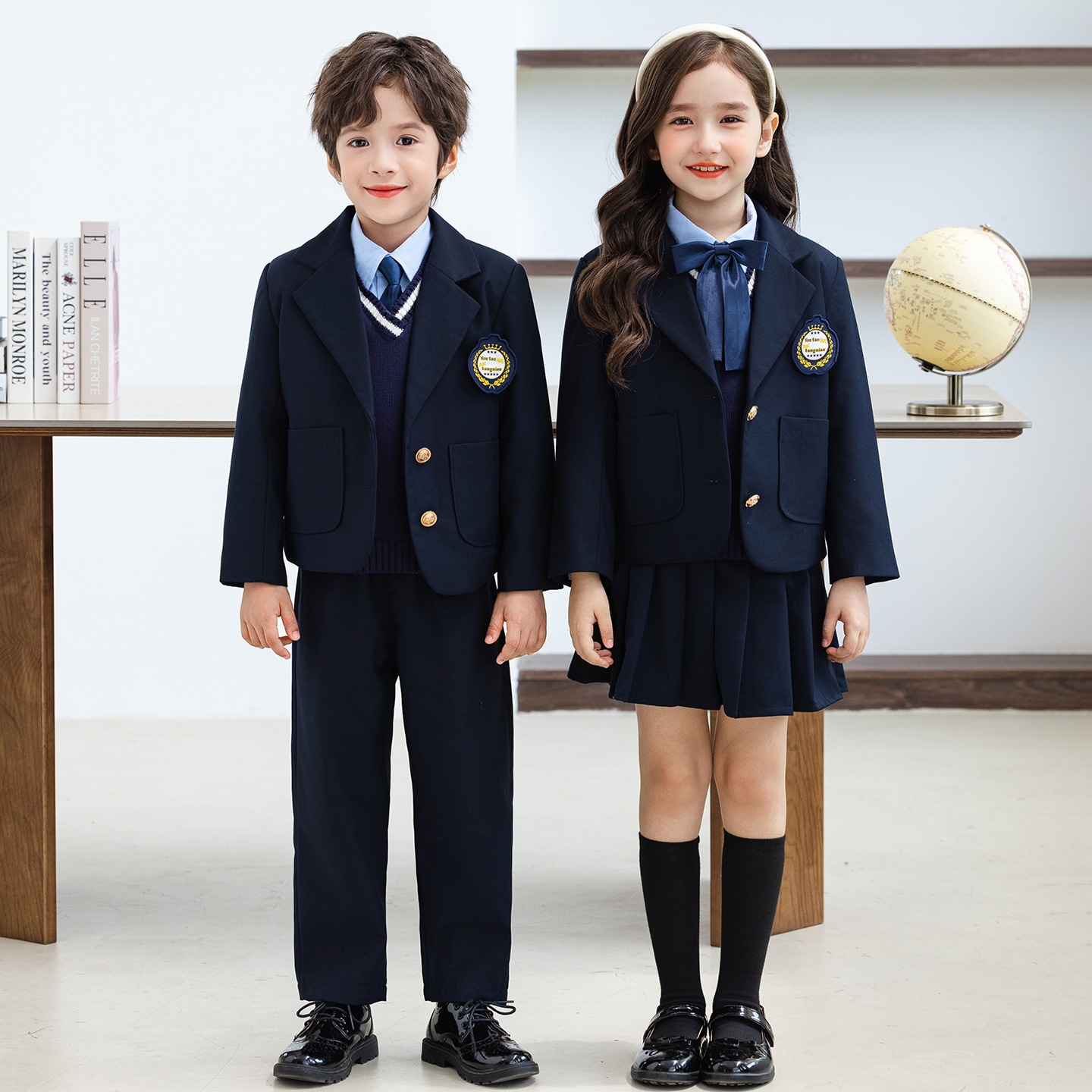 入学式入学シーズン春秋冬小学生の演奏服学生服スーツ男女の幼稚園制服合唱