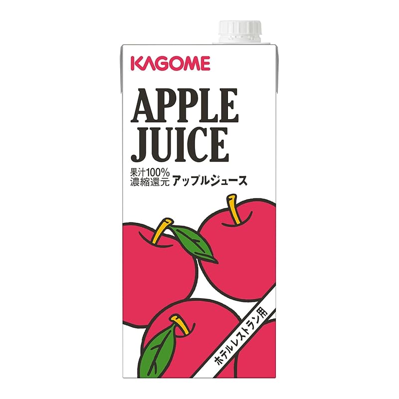 カゴメ りんごジュース ホテル レストラン用 1L 1000ml 6本 業務用 4,403円