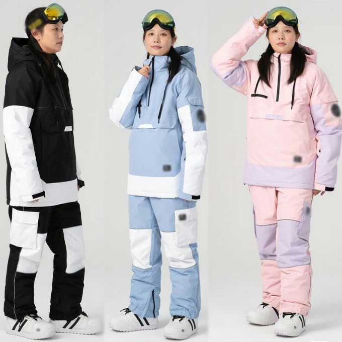 新品セールスキーウェア 可愛い ペアスノーウェア スノボ ウェア スノーボード スキー 登山 雪遊び 大きいサイズ 韓国風 メンズスノボウェア スノーボードウェア 暖かい ボードウェア スノボーウェア