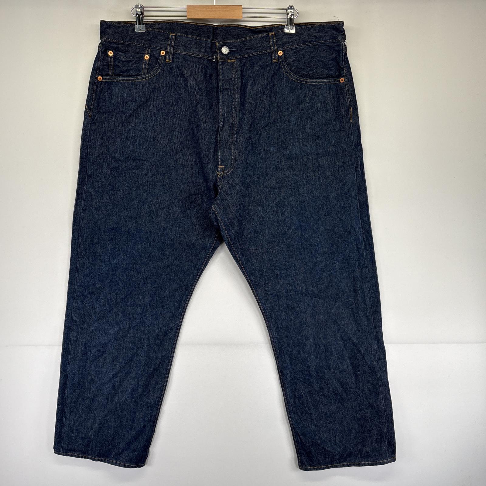 古着 デニムパンツ 501 ストレート ジーパン ジーンズ 色落ち 長ズボン 5ポケット w40 L32 ブルー メンズ