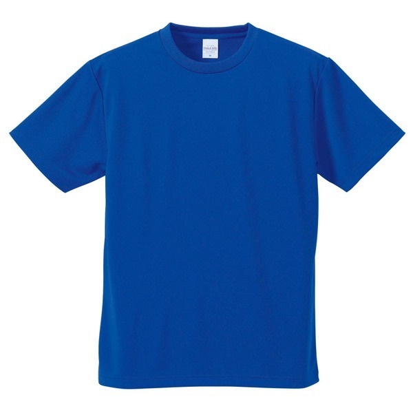 UVカット/吸汗速乾/5枚セット/4.1オンスさらさらドライ Tシャツ コバルトブルー 160cm