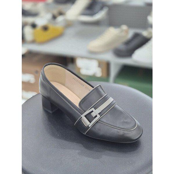 女性バックルポイントローファー4CM 112519003_DJ