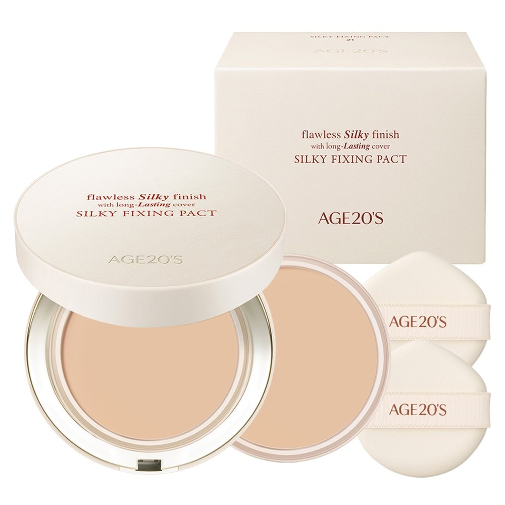 【AGE20S 韓国正規品】シルキーフィックスファクト14g +詰め替え14g 1セット