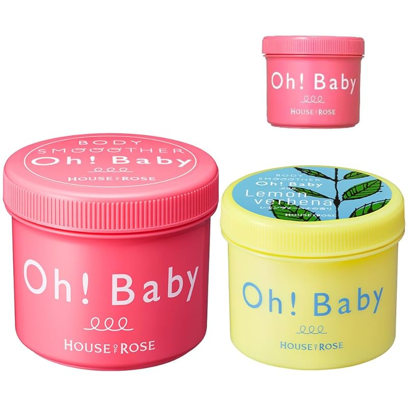 ハウスオブローゼ ボディスムーザー N 無香料 570g ボディスムーザー LV 350g レモンヴァーベナの香り (非売品 N 30 g) セット Oh!Baby 5,091円
