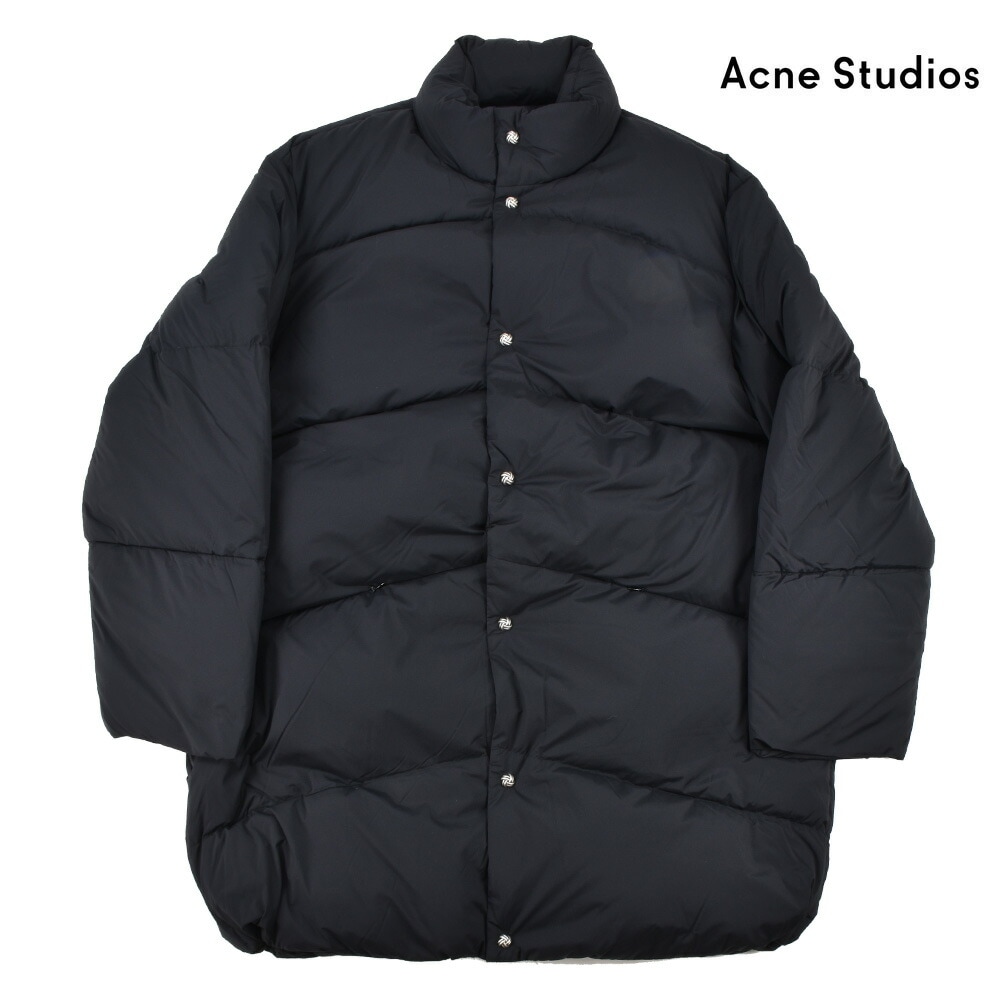 アクネストゥディオズ ダウンジャケット メンズ ダウンコート ブラック 黒 Acne Studios Onriko Matt Down Coat[b90578-9000]