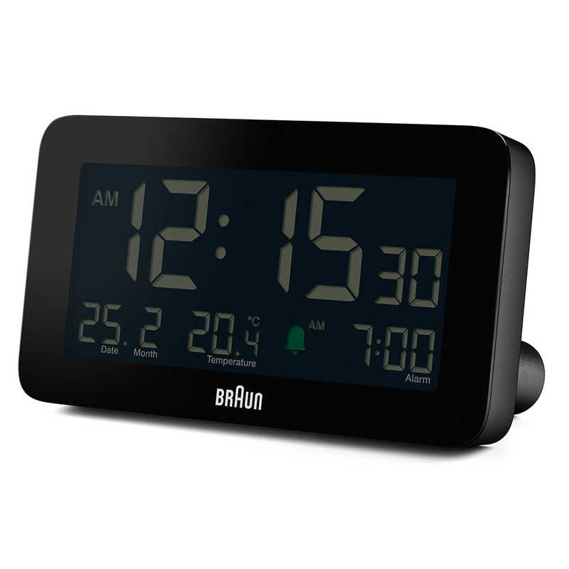 ブラウン　BRAUN　BRAUN DEIGITAL ALARM CLOCKBLACK (ブラウン デジタルアラーム置き時計 ブラック)　BC10B