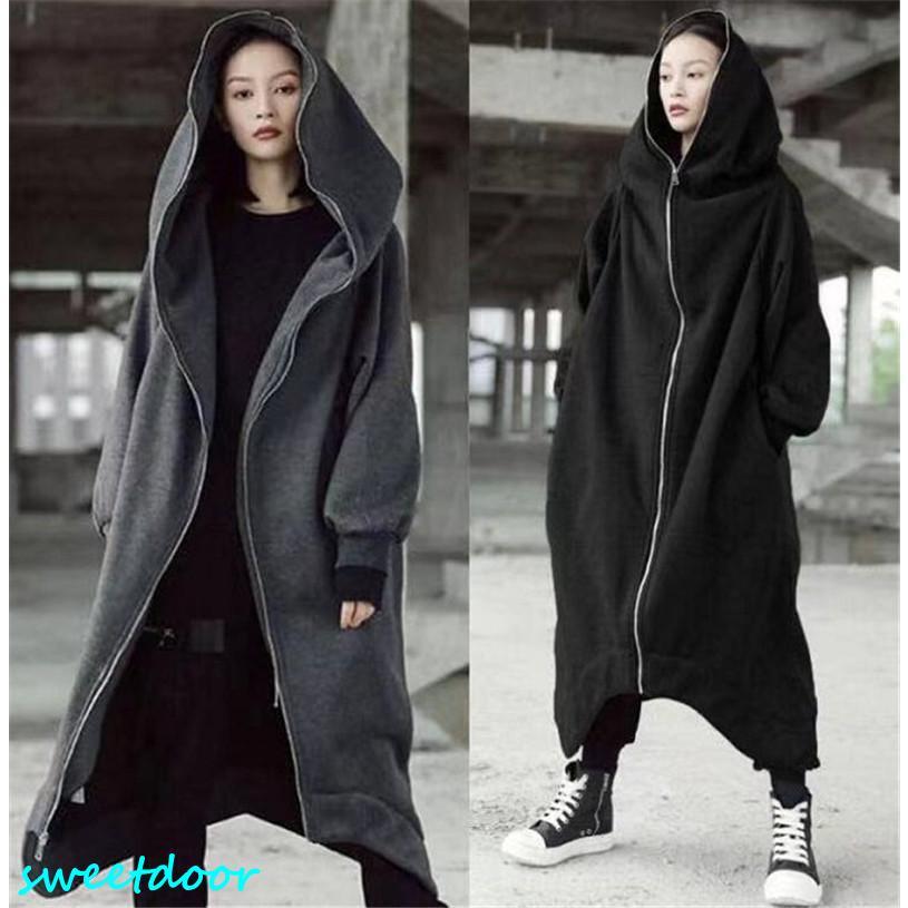 パーカー レディース メンズ カットソー 裏ボア 裏起毛 ロング丈 ジッパー フード付き 秋冬 防寒 カジュアル スウェット ゆったり