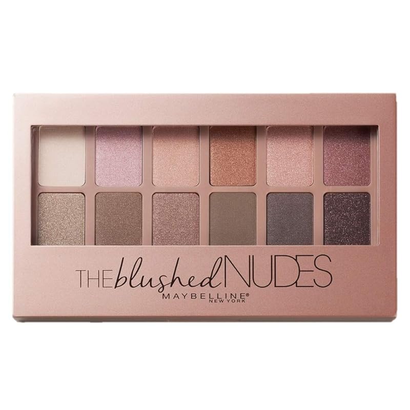 メイベリン アイシャドウ パレット ヌードパレット ブラッシュド 01 ピンク系
