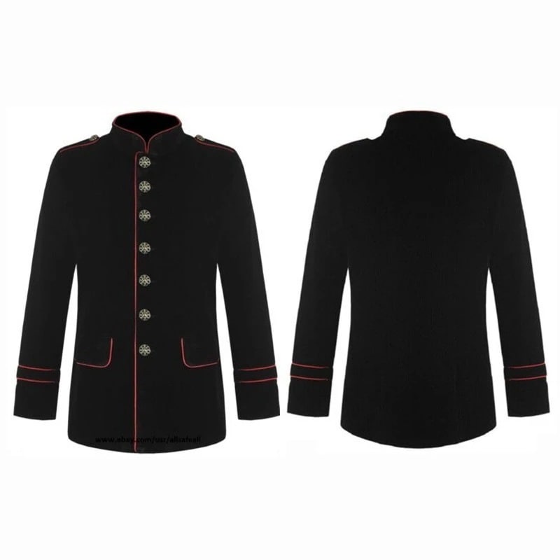 中世コートルネッサンスゴシック男性コートハロウィンコスプレ衣装