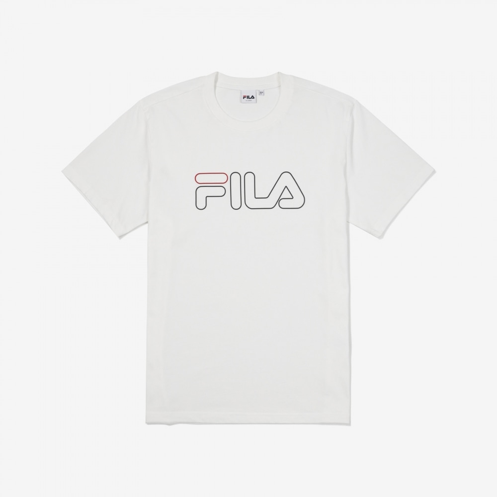 フィラ 3D ビッグロゴショートスリーブ Tシャツ_FS2RSF2102X_OWH