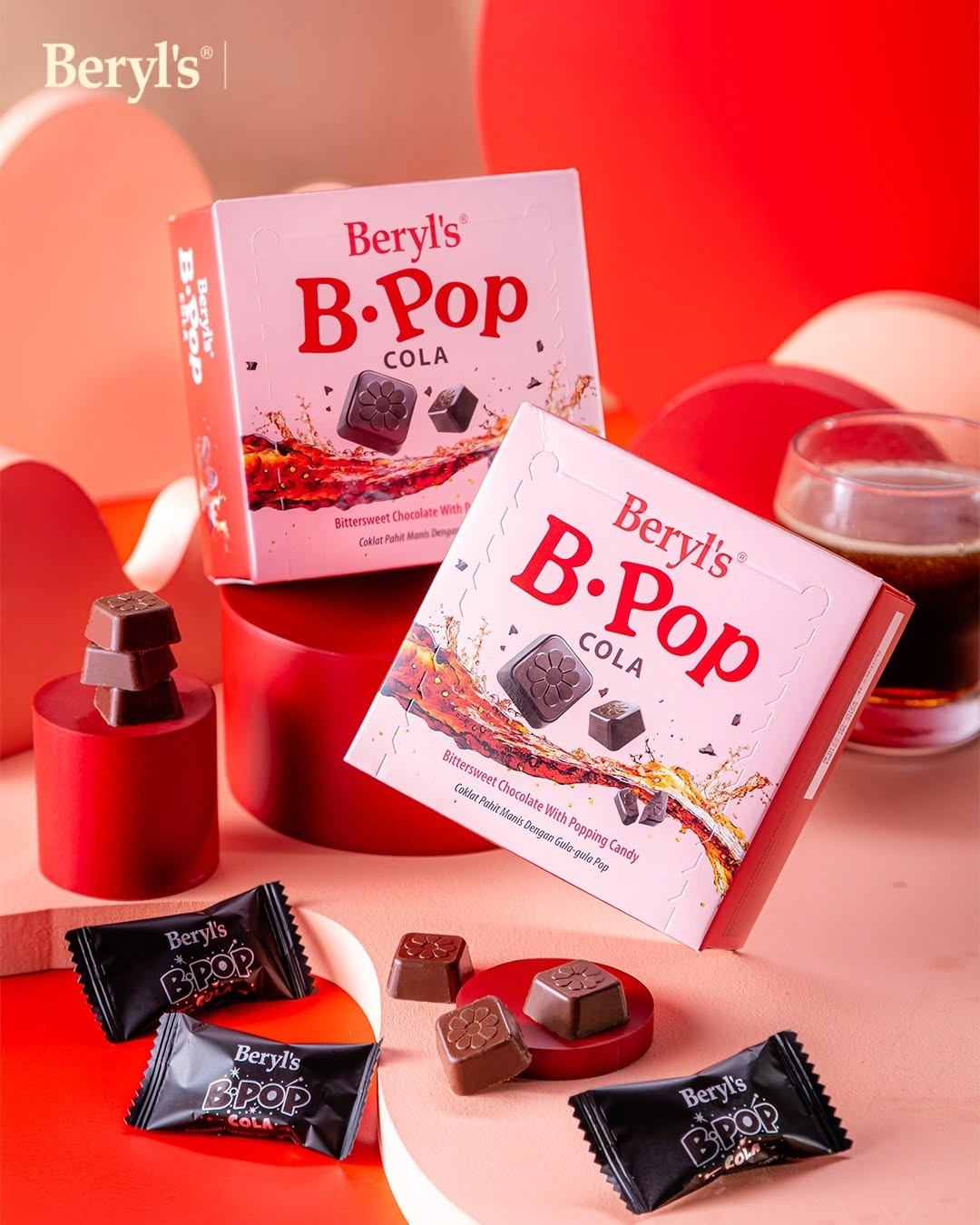 ( 4パック) ベリルズポッピングキャンディ50g（コーラ）