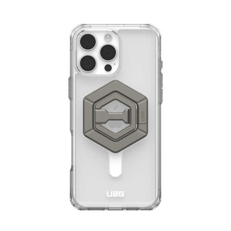 UAG　iPhone 16 Pro Max 耐衝撃ケース MAGSAFE対応 PLYO (スタンド同梱) アイス/ホワイト　UAG-IPH24LA-YMS-I-S