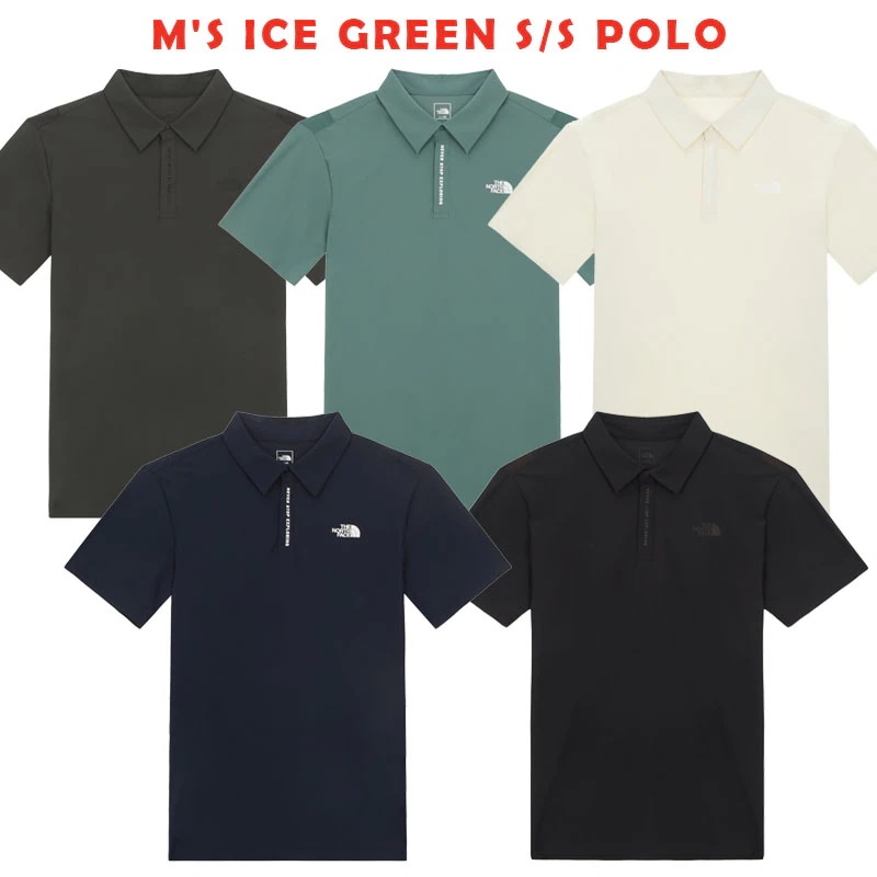 韓国正規品保証 関税負担なしNT7PR01A MS ICE GREEN SS POLOイリー 基本 着装 男子 女子 人気 韓国 ファッション 男女共用 アウトドア