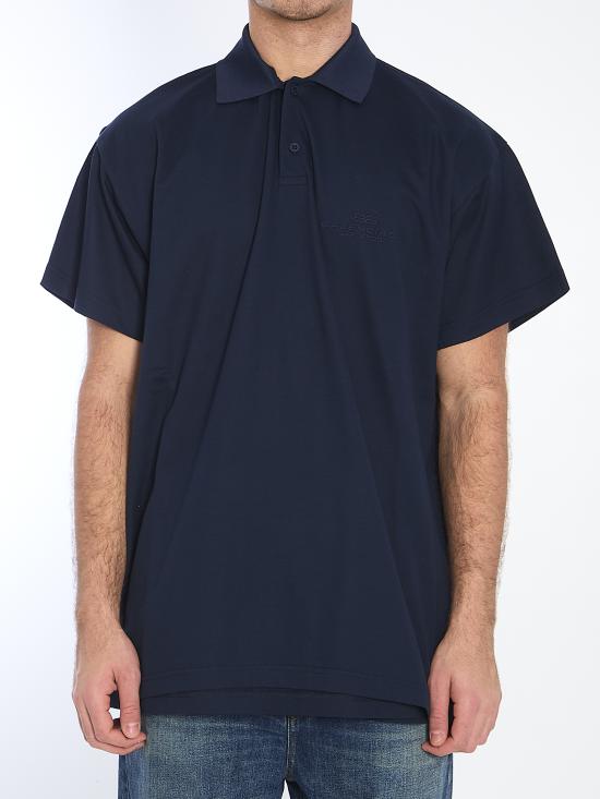 BALENCIAGA Men Polo Shirts 813299 BLUE