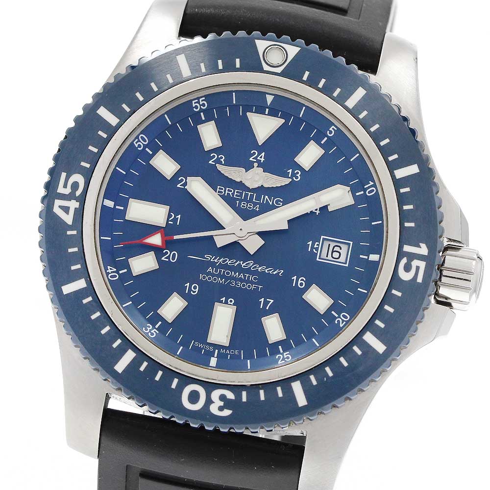 ブライトリング BREITLING Y1739316/C959 スーパーオーシャン44 スペシャル デイト 自動巻き メンズ 良品 保証書付き_955769【中古】