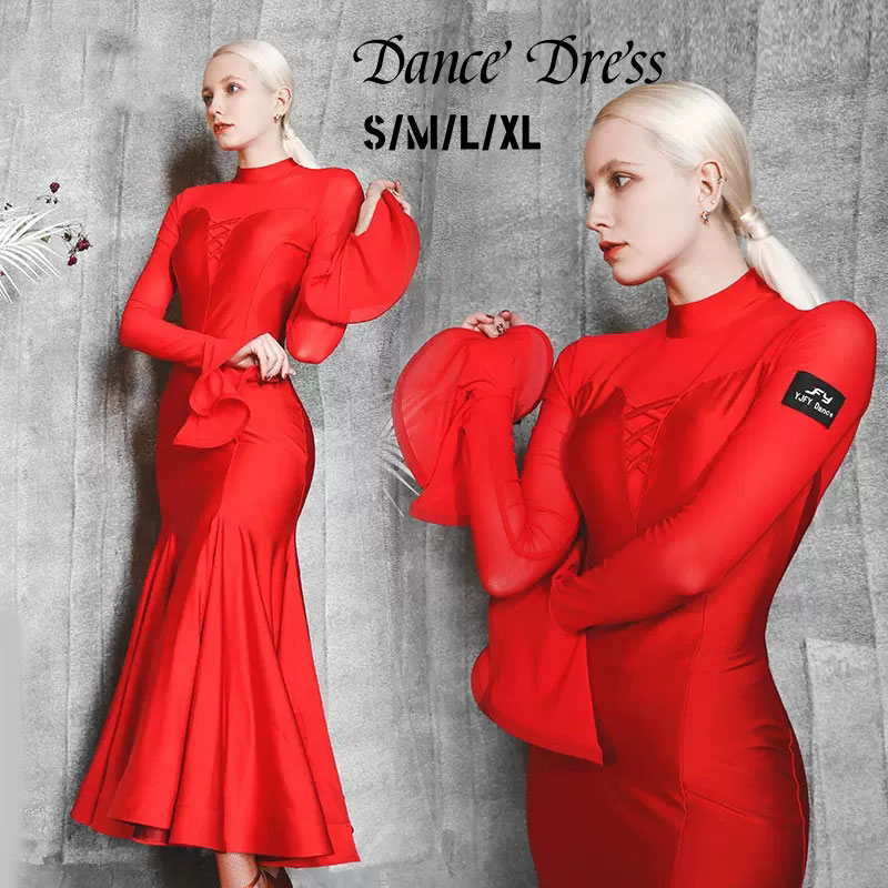 特別価格社交ダンス ドレス レディース ワンピース ストレッチ 社交ダンス衣装 コーラス衣装 ダンスウェア レッスンウェア ダンス衣装 ステージ衣装 ダンス試合 舞台衣装 合唱 団体 演奏会 発表会