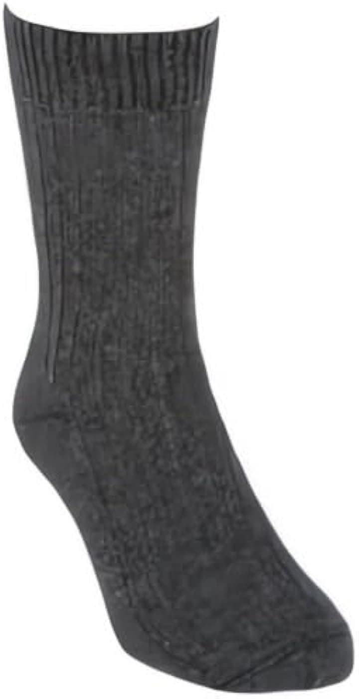ポッサムメリノ カジュアルリブソックス 登山用靴下 ウールソックス 暖かい靴下 男女兼用 防寒 アウトドア スキー キャンプ スポーツソックス( チャコール, S)