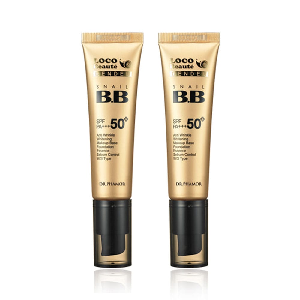 韓国コスメ DR PHAMOR ロコボテ カタツムリ BBクリームファンデーション 2個