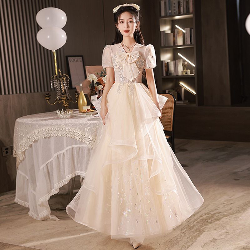 宴会 姫卒業 ワンピース 結婚式OL正式な場合礼装 誕生日/成人式 ドレスお呼ばれドレス