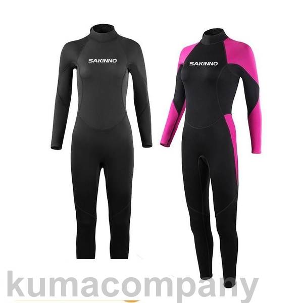 フルスーツ ウェットスーツ レディース 2mm 長袖 水着 防寒 保温 ネオプレーン ダイビング サーフィン バックジップ仕様 マリンスポーツ