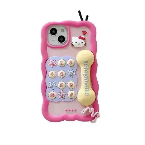 サンリオメガ割韓国キティシリコン三次元個性かわいい携帯ケースiPhone14ケースiPhone13ケースiPhone13ProケースiPhone12ケースiPhone11 iPhone14Proケース