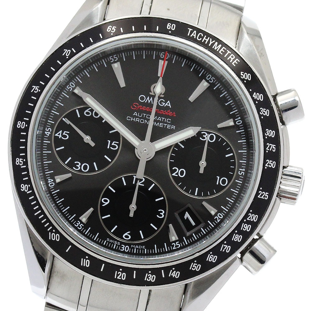オメガ OMEGA 323.30.40.40.06.001 スピードマスター クロノグラフ デイト 自動巻き メンズ 良品 _895592【中古】