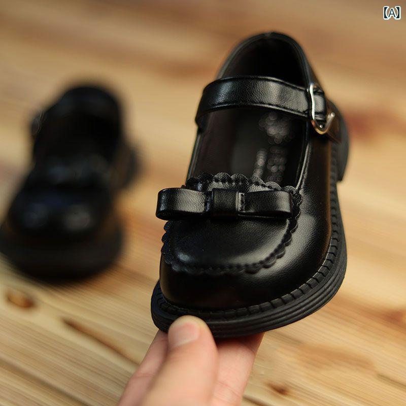 ベビー キッズ シューズ 靴 英国風 ローファー 革靴 春夏 女の子 フォーマル セレモニー 黒 ソフトソール 幼児 ブリティッシュ