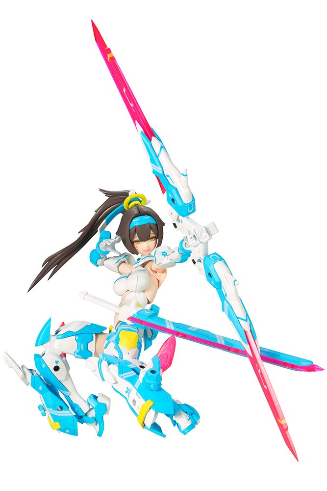 壽屋(KOTOBUKIYA) メガミデバイス 朱羅 弓兵 蒼衣 全高約140mm ノンスケール プラモデル 成型色 KP466R
