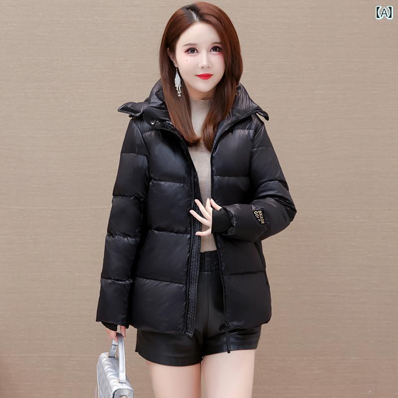 ジャケット ダウンジャケット レディース 黒 厚手 フード 暖かい ダウン 冬 ショート 大きいサイズ ホワイトダックダウン