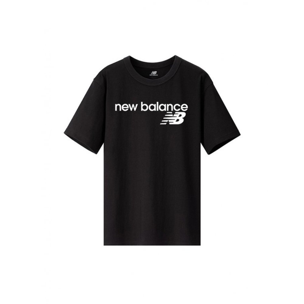 ニューバランスジュニアニューバランスクラシックコアロゴショートスリーブ T シャツ MT03905-BK