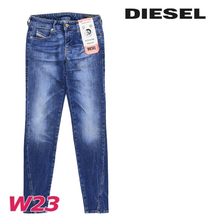 ジーンズ デニム パンツ レディース D-JEVEL ウォッシュ加工 ストレッチ die-l-p-f4-80c