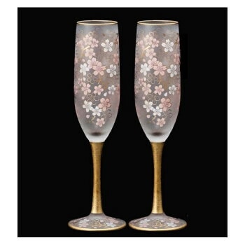 エル/ドラード ペアグラス SAKURA FLUTE PAIR SET S-6109