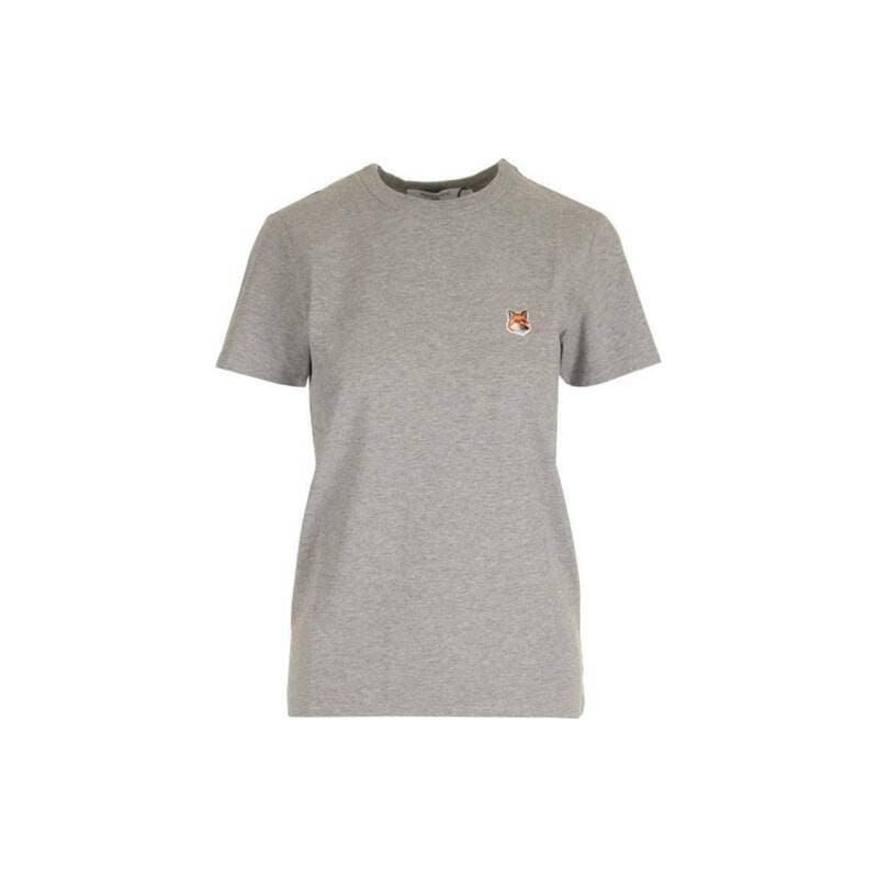 メゾン・キツネ LW00105KJ0008 H120 フォックスヘッドパッチ レディース半袖Tシャツ