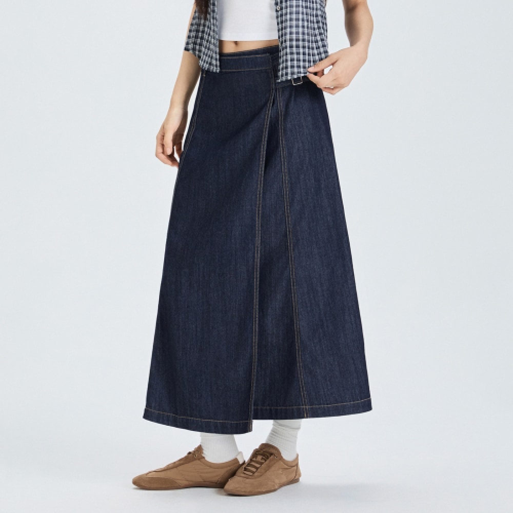 MIXXO デニム ロングスカート MIWWHF724J