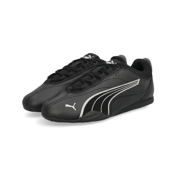 PUMA プーマ CATCH SOLEIL【軽量】レディーススニーカー 薄底 ロープロファイル(キャッチソレイユ) 402744 03 プーマブラック/プーマシルバー
