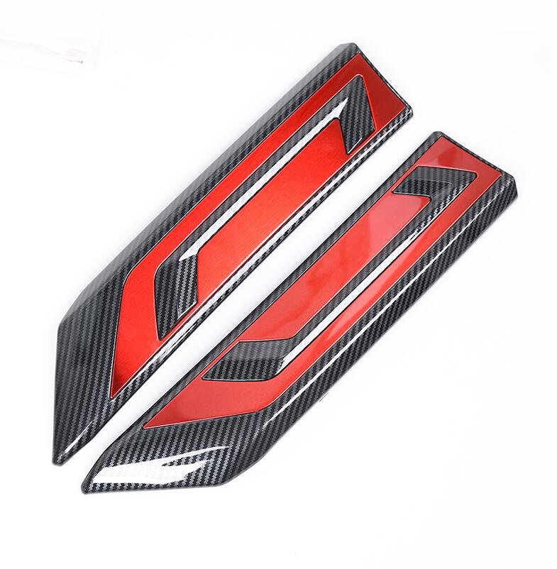 トヨタ・ RAV4 50系（5代目）用 フロント グリル 上 トリム パーツ 2ピース 2色選び可