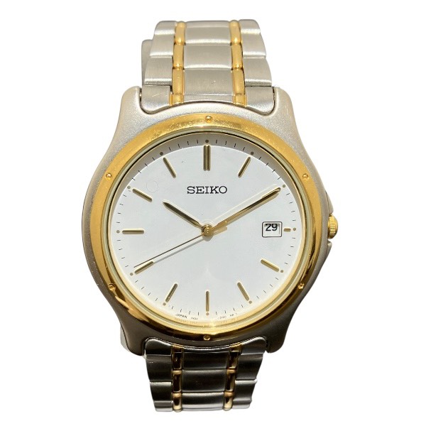 セイコー 7N32-0150 クォーツ 時計 腕時計 メンズ 【中古】