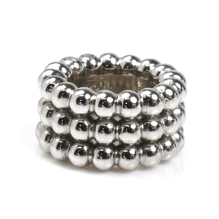 Van Cleef & Arpels ヴァンクリーフ＆アーペル K18WG ホワイトゴールド ペルレ ペンダントトップ 3.1g レディース 中古 美品