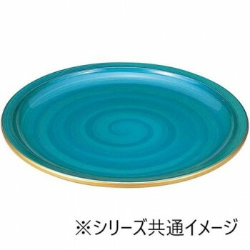 福井クラフト　尺6満月皿 深海 70009230