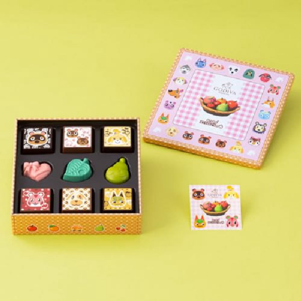 GODIVAゴディバ集まってみて動物の森チョコレート9個入期間限定