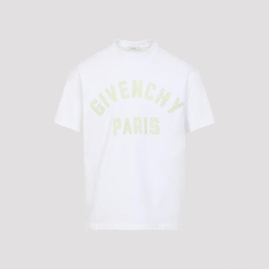 GIVENCHY Men T-Shirts BM71NK3YRS 115 WHITE GREEN