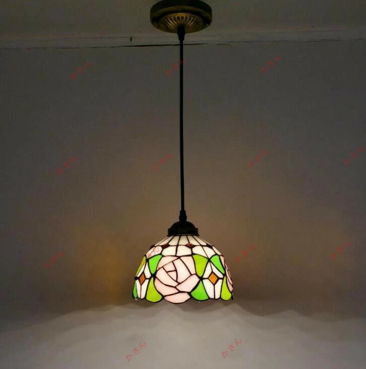 新入荷ペンダントライト ステンドグラス LED対応 ガラス 洋風 クラシック ペンダントライト ノスタルジック ナチュラル 玄関