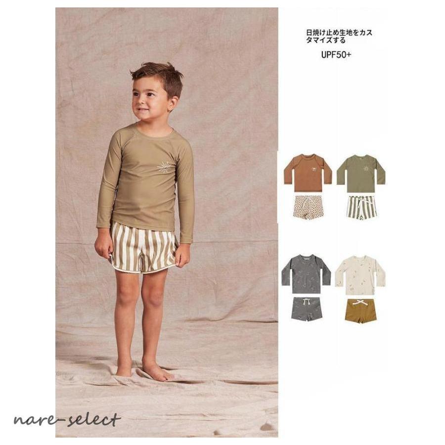 （今月の新品）キッズ長袖セパレート水着 男の子 ベビー 男児 日焼け止め 速乾 スイムウェア スリム ファッション トレンド カジュアル スポーツ