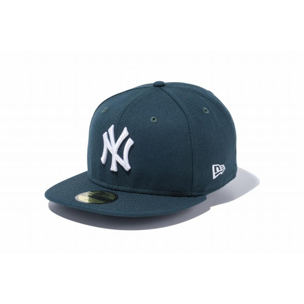ニューエラ NEW ERA 59FIFTY ニューヨーク・ヤンキース ダークグリーン ホワイト 14525204