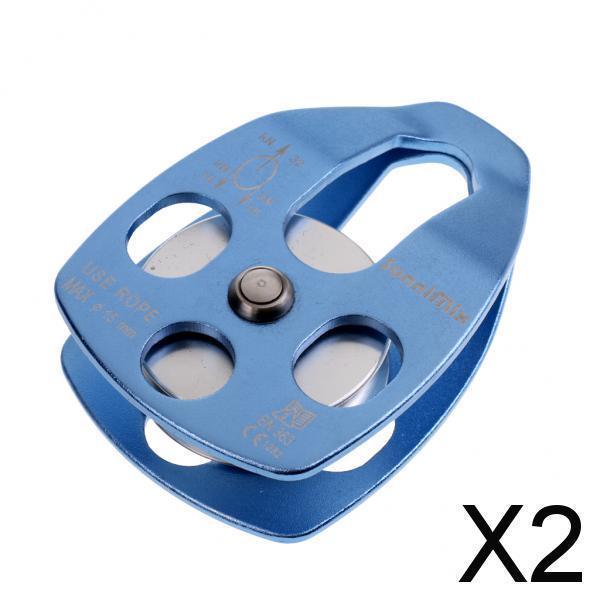 アーボリストクライミングレスキューをリギングするための2x32KNヘビーデューティープーリーシングルシーブ 5,891円