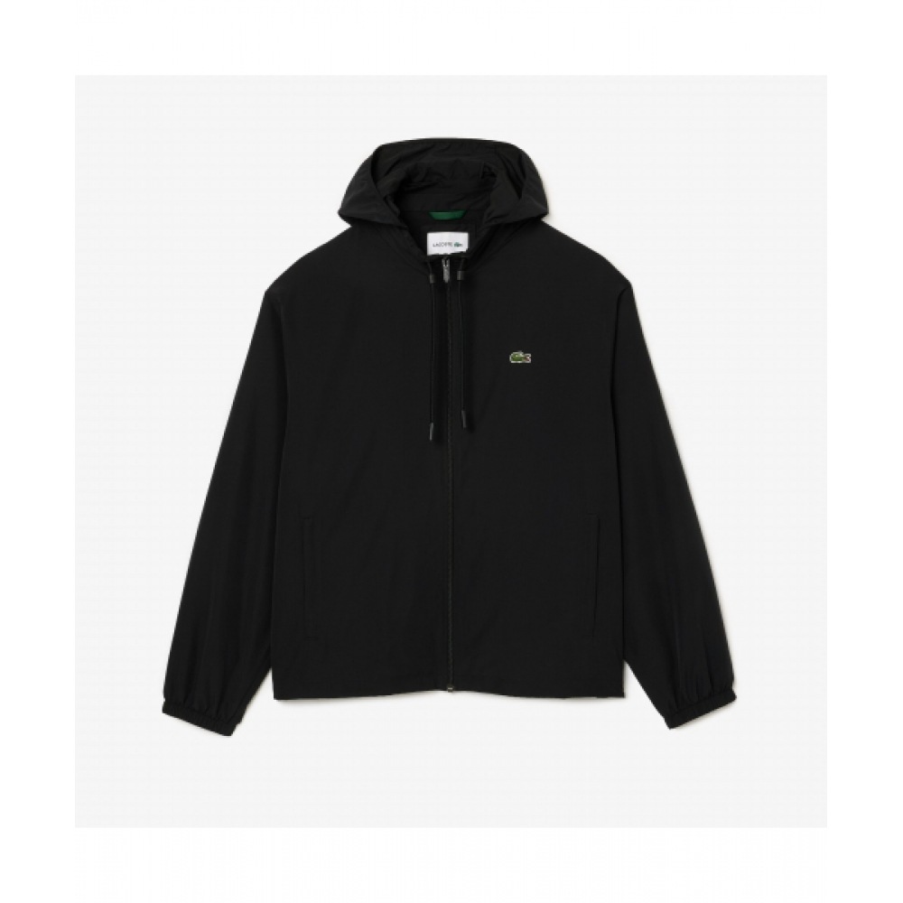 LACOSTE メンズジップアップトラックブルゾン [ブラック]
