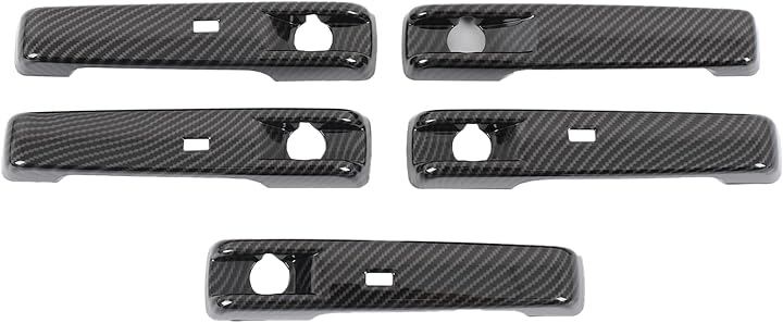 メルセデス ベンツ Gクラス 2025年に対応 ドアハンドルカバー アウタードアノブハンドル アウトサイドドアハンドルカバー ドア保護カバー 外装パーツ カスタム (カーボン調)