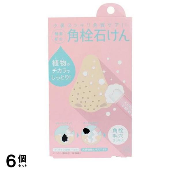 酵素配合角栓石けん モイスチャー 8g 6個セット