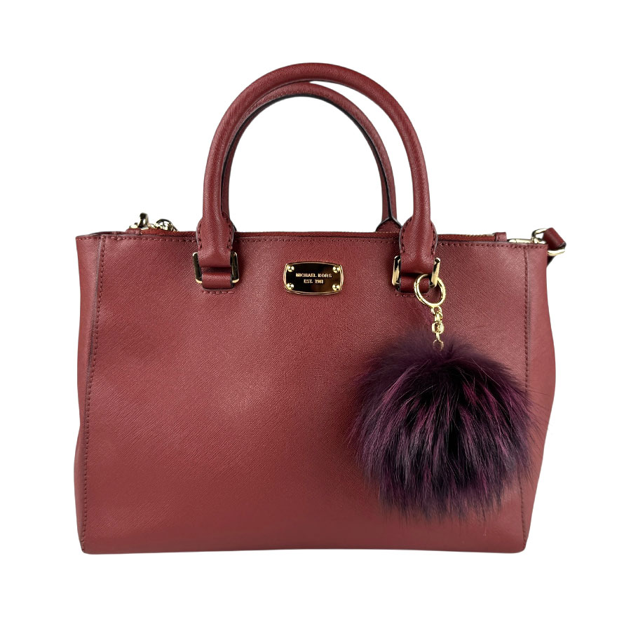 マイケルコース Michael Kors ハンドバッグ ショルダーバッグ レザー ブラウン ゴールド z5801