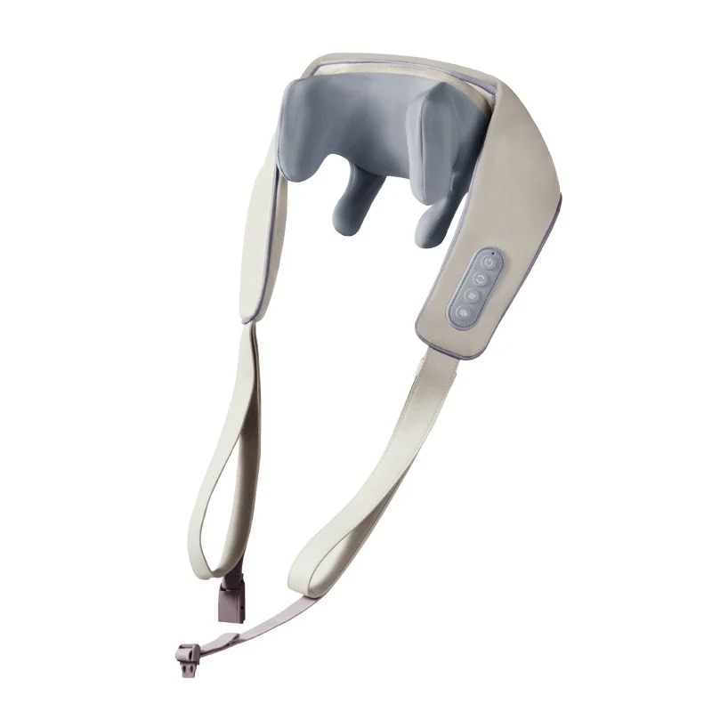 斜方筋熱敷マッサージ器肩首マッサージ肩掛け電動揉み多機能背部マッサージ器30%までに制限